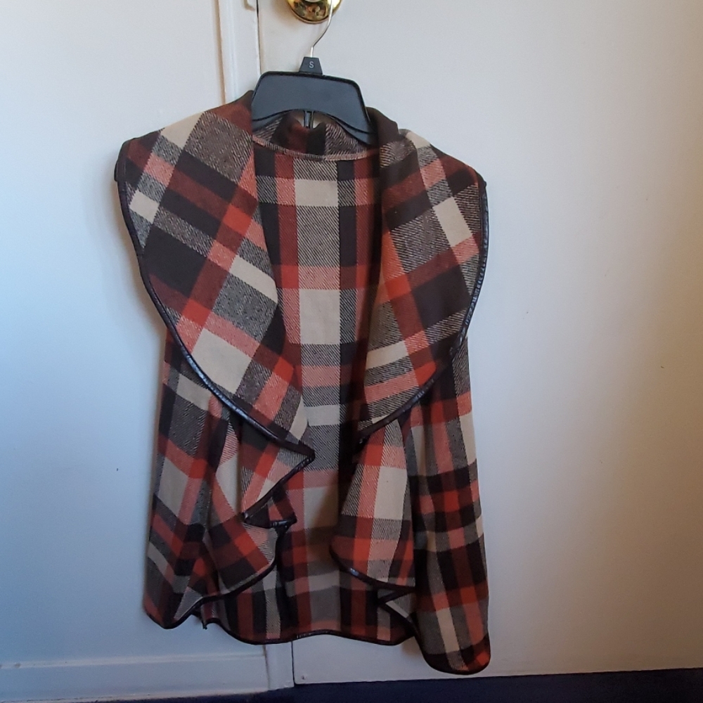 Plaid vest